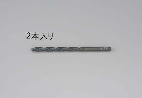 エスコ(ESCO) 3.2x 71mm ドリルビット(シンニング・HSS/2本) EA824NA-3.2S