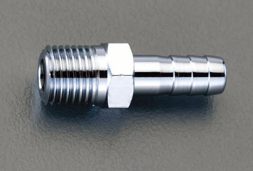 【メール便対応】エスコ(ESCO) NPT1/4 x 9.0mm 雄ねじステム(アメリカ製エアツール用) EA140DD-2