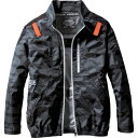 【5/15はP2倍!】BURTLE(バートル) ACブルゾンカモフラブラック AC2011-38-M