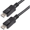 【5/25はP3倍!】スターテック DisplayPort 1.2ケーブル/2m /4K60Hz /VESA認証/ブラック DISPL2M(2)