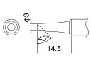 【4/25はP3倍】【メール便対応】白光(HAKKO) こて先 3C型 T18-C3 その1