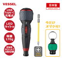 [おまけ付！]ベッセル VESSEL 電ドラボールプラス +2x100mm付属 220USB-P1 電動ドライバー 小型 電動 手動 2WAY仕様 軽量 LEDライト 早締め 本締め 電気 工事 自動車 自転車 家具組立 プラモデル パソコン 自作PC DIY USB充電 日本製