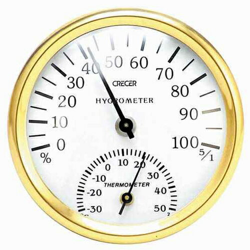 CRECER(株式会社クレセル) 温度計・湿度計 CR-101W 4955286803370