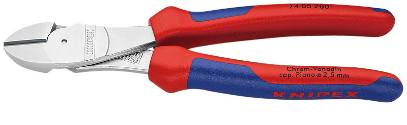 1/15はP2倍！KNIPEX(クニペックス) 強力型斜ニッパー(硬線用) (SB) 7405-200