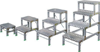 ナカオ G型作業用踏台 1.2m 3段 G-123 1