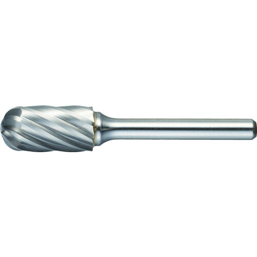 【メール便対応】TRUSCO(トラスコ) 超硬バー 先丸円筒型 Φ12.7X刃長25X軸6 アルミカット TA2C127