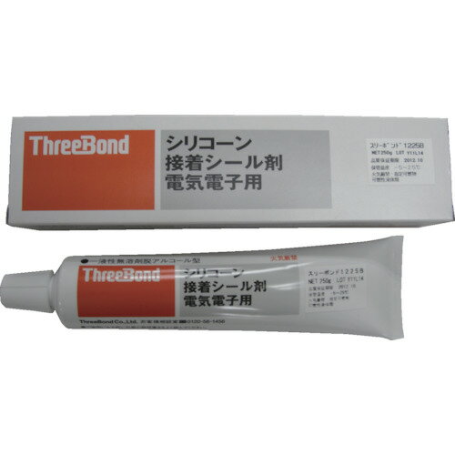 ThreeBond(スリーボンド) 電気 電子用シリコーン接着シール剤 TB1225B 250g 白色 TB1225B