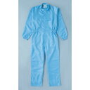 【5/15はP2倍!】TRUSCO(トラスコ) 制電糸グリッド仕様フード無つなぎ服 ブルー M TCOG-B-M