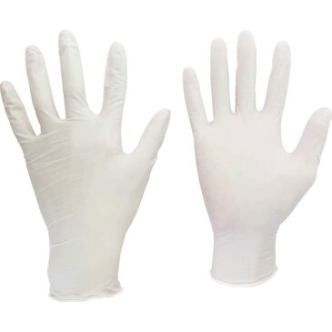 ミドリ安全 【一時受注停止】ニトリル使い捨て手袋 粉なし 白 L (100枚入) VERTE-751K-L