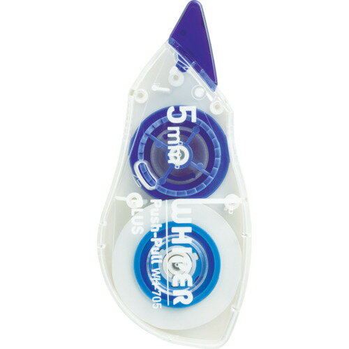 【メール便対応】PLUS(プラス) 修正テープ使い切りタイプ12m テープ幅5mm 49962 WH-705