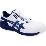 【6/1最大P5倍・400円クーポン】ASICS(アシックス) ウィンジョブ CP209 BOA ホワイト×ピーコート 26.5cm 1271A029.102-26.5 ASICS アシックス 安全靴 ウィンジョブ 作業靴 JSAA規格 安全スニーカー セーフティシューズ 作業用シューズ 作業 現場 保護 靴 WINJOB