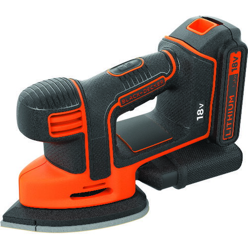 BLACK＆DECKER(ブラック＆デッカー) 18Vコードレスマウスサンダー(充電器 1バッテリー付) BDCDS18-JP