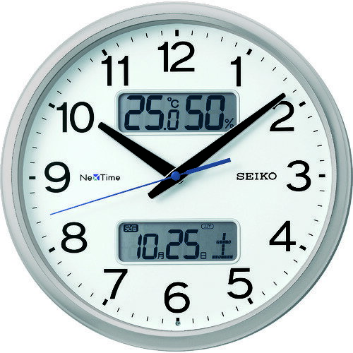 【5/15はP2倍】SEIKO(セイコー) 電波掛時計 ”セイコーネクスタイム ZS251S” (ハイブリッド電波時計) ZS251S