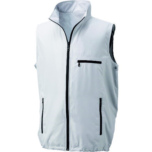 空調服 空調ベスト ウエアノミ シルバー 3L KU91830-C06-S5