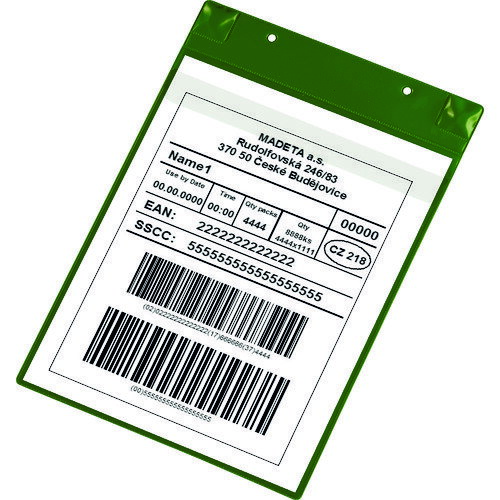 tarifold(タリフォールド) PVCポケット(マグネットタイプ)A4縦型 グリーン 170105