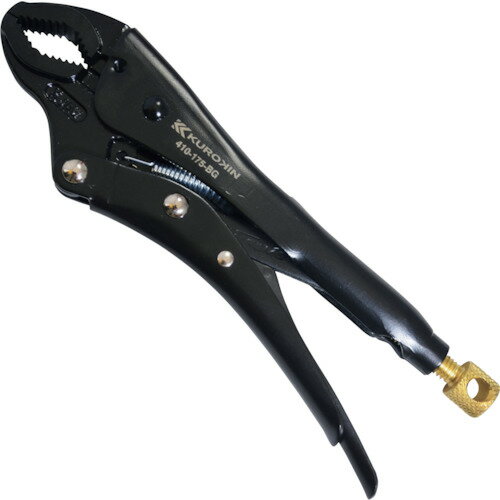 フジ矢(FUJIYA) ロッキングプライヤー(パイプ用・黒金) 410-175-BG