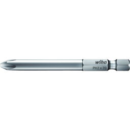 【400円オフクーポン】Wiha(ビーハ) プロフェッショナル1/4 プラスビットE63型 刃先3 全長110mm 704103110