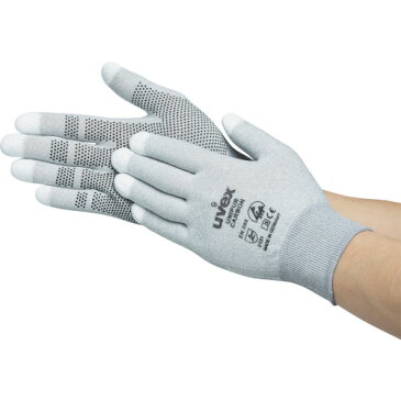 UVEX 静電気防止手袋 ユニプール カーボン M 6055668