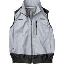【5/15はP2倍!】空調服 遮熱フルハーネス空調ベスト シルバー M KU92120K30S2