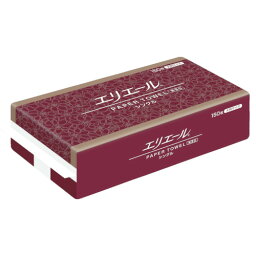 【400円オフクーポン】エリエール ペーパータオル 無漂白シングル150枚(大判) 703319