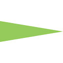 日本緑十字社 マーキング用ステッカー 蛍光緑 マーキング-515KG 5×15mm三角 100枚組 エンビ 208704