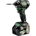 【5/15はP2倍!】Hikoki(ハイコーキ) コードレスインパクトドライバ 36V MVBluetooth搭載電池 フォレストグリーン WH36DC(2XP...