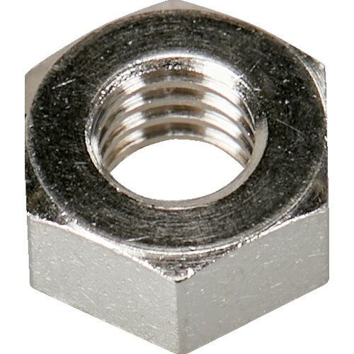 TRUSCO(トラスコ) 六角ナット1種 真鍮ニッケル ねじ寸法M3×0.50 20本入 少量パック Y811-0003