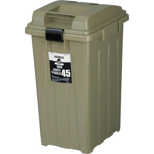 TONBO(新輝合成) 連結ハンドルペール45 カーキグリーン 02064のサムネイル