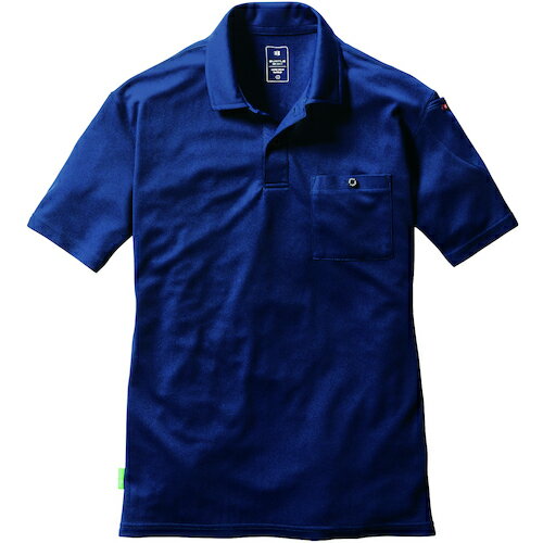 BURTLE(バートル) 半袖ポロシャツ167-3-Mネイビー 167-3-M