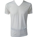 アズ BODY‐X FORWORK 放熱 半袖V首シャツ 白 M 9332-37M00