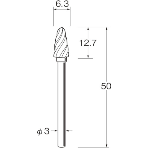 メール便対応 Leutor(リューター) 軽合金用超硬カッター K7341