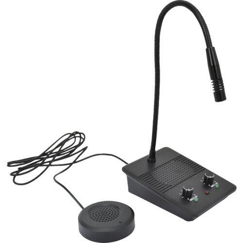 【5/15はP2倍！】サンコーテクノ 簡単設置!仕切り・マスク越しでもスムーズ会話「窓口業務マイク&スピーカー」 S-CMS21B