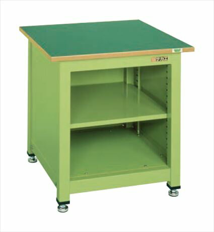 【11/1はP3倍! 400円クーポン】サカエ(SAKAE) 一人用作業台KTタイプ（中棚付） KT-202FEN