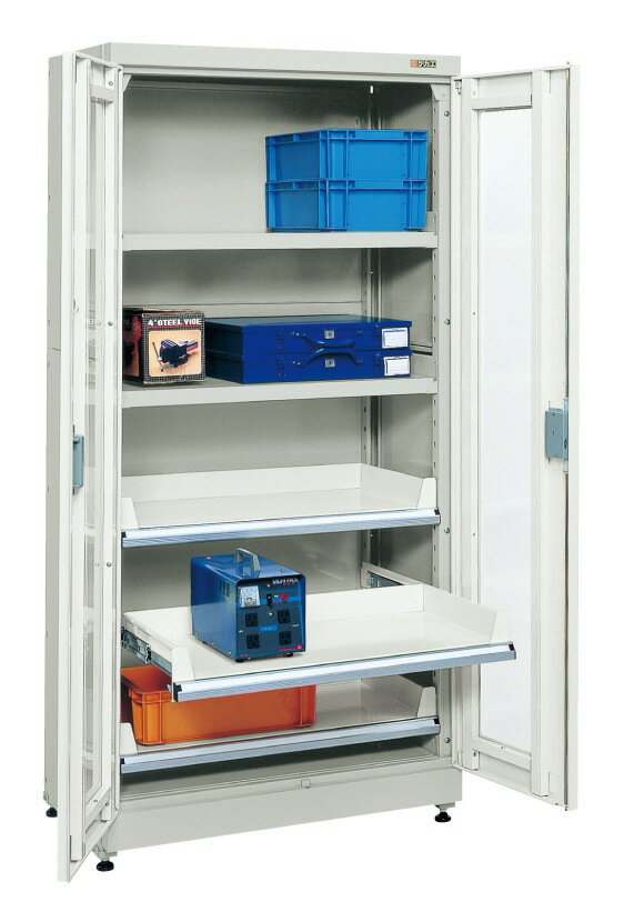 【11/25はP3倍】【直送】サカエ(SAKAE) キャビネット保管システム ボールスライドレール仕様 アクリル..