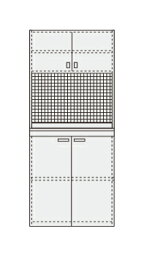 【4/25はP3倍】【直送】【代引不可】サカエ(SAKAE) ピットイン PN-H92PDW