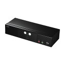 【5/1はP3倍! 400円クーポン】サンワサプライ HDMI対応パソコン自動切替器(2:1) SW-KVM2HHC(2)