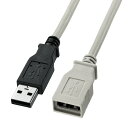 【5/25はP3倍!】サンワサプライ USB延長ケーブル KU-EN2K(2)