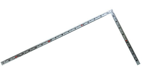 シンワ測定 曲尺同厚 シルバー 1尺6寸 表裏同目 名作 10646