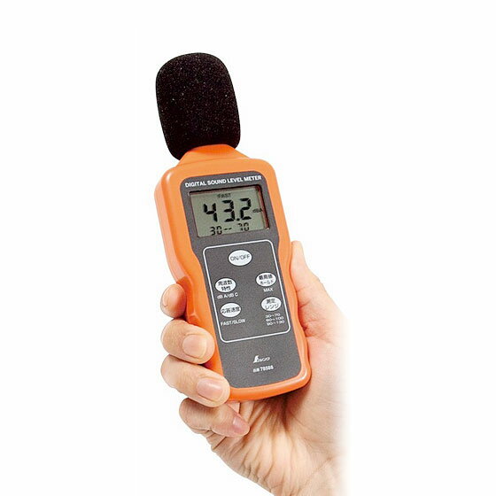 シンワ測定 デジタル騒音計 最高値ホールド機能付 78588