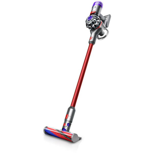 ダイソン Dyson SV10KSLM [Dyson V8 Slim Fluffy コードレススティッククリーナー ニッケル/アイアン/レッド]※送料無料