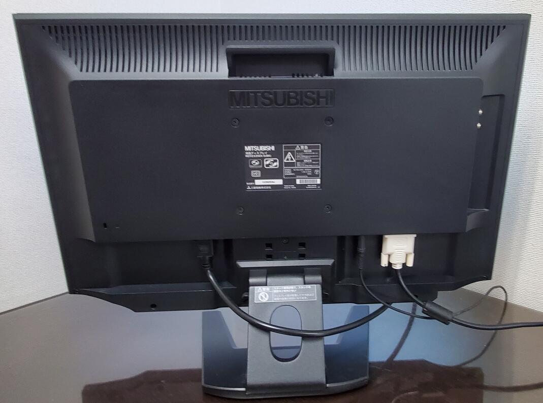 【中古品】03 三菱電機 MITSUBISHI ELECTRIC RDT233WX-S(BK) [23型ワイド液晶モニター デジタル/アナログ接続 Diamondcrysta WIDEシリーズ グレアパネル]※中古品※送料無料