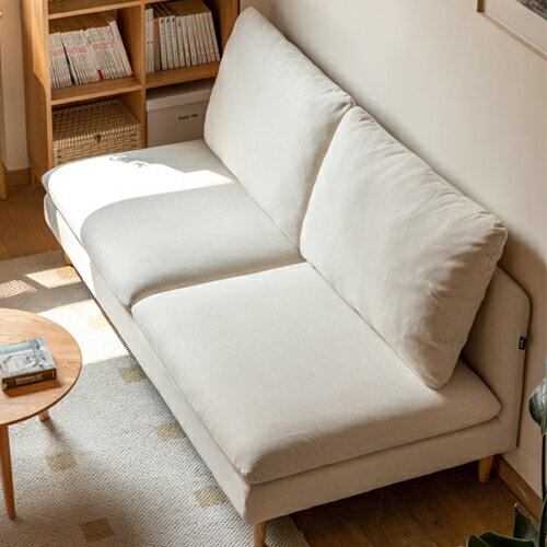 ソファ ソファー 2人掛け 3人掛け 肘なし 幅138cm 幅188cm ローソファ モダン 大きめ シンプル パイン材 ベージュ おしゃれ 麻 北欧風 高級感 リビング オフェス 応接室 新生活 一人暮らし リビングソファ 寝室 リビング 解放感 YESWOOD