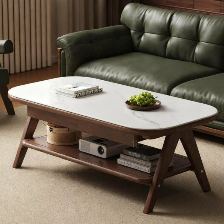 センターテーブル 幅100cm ローテーブル 幅120cm テーブル 引き出し 収納 セラミック木製 コーヒーテーブル 机 セラミックテーブル 木製テーブル リ...