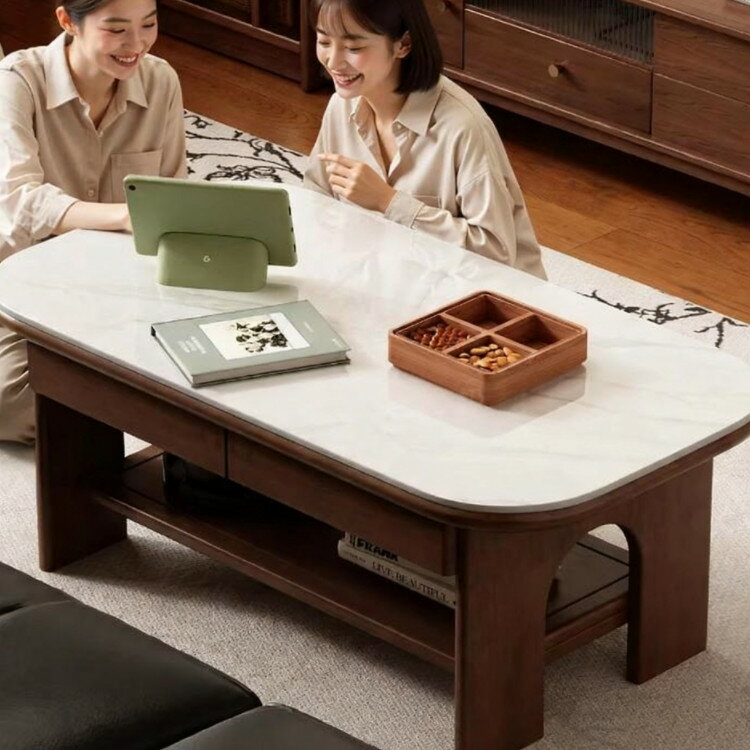 センターテーブル 収納 ローテーブル 幅120cm 幅100cm セラミック木製 テーブル 引き出し コーヒーテーブル 机 セラミックテーブル 木製テーブル リ...
