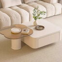 センターテーブル セラミック 大理石柄 2個セット 方形 ローテーブル ガラス おしゃれ 幅70cm 引出 60cm ソファテーブル 高級感 収納 モダン 石目...
