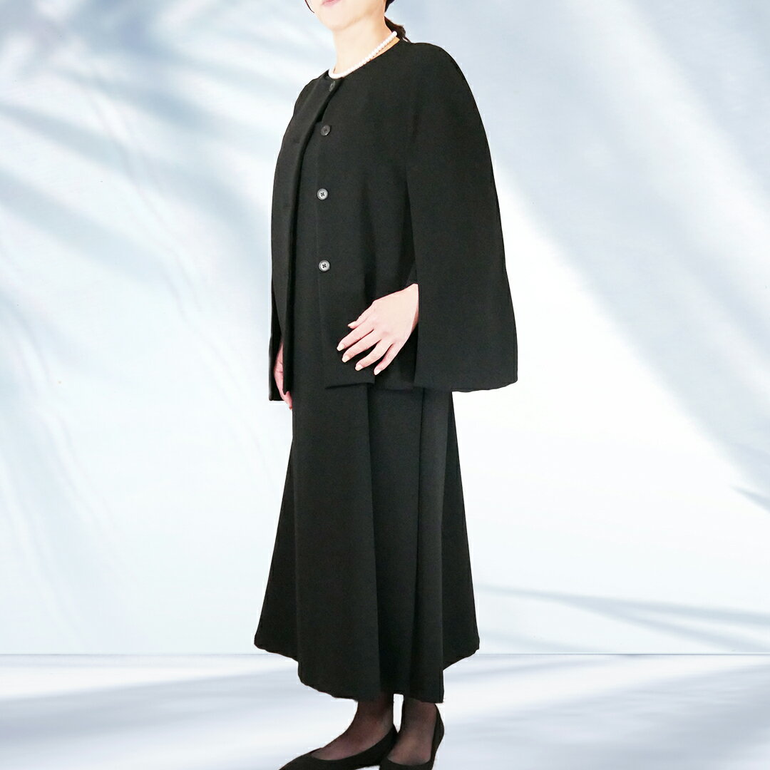 【レンタル】喪服 レディース 翌日配達 礼服 レディース 喪服 ドレス 5点セット ブラック フォーマル XS S M L XK 2XK 3K 7号 9号 11号 13号 15号 17号お通夜 お葬式 法事 安い 春夏物 秋冬物 春夏物 秋冬用