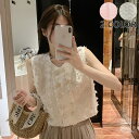 ショートジレ ベスト レイヤード キレイめ 上品 アウター レディース おすすめ おしゃれ(4)
