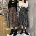 送料無料 スカート ミモレ丈 ボトムス レディース ウエストゴム ハイウエスト 花柄 ブラック ブラウン 春 夏 上品 きれいめ Aラインスカート かわいい お...