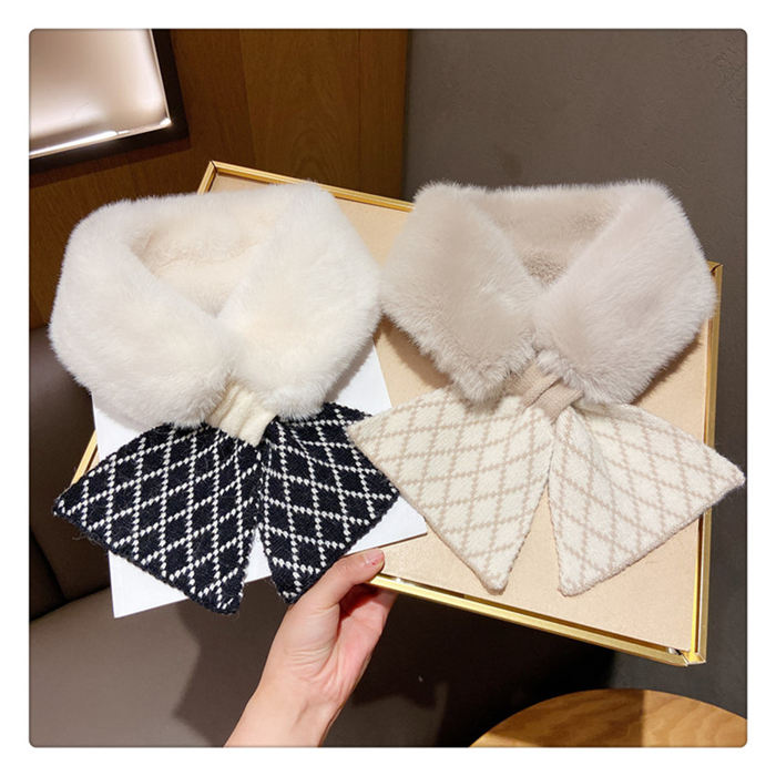 送料無料 マフラー スヌード ティペット レディース あったか もこもこ フェイクファー ネックウォーマ..