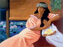 ハワイのジクレー版画アートプリント On the Lanai (オン ザ ラナイ) by ハーブ・カネ(Herb Kane)